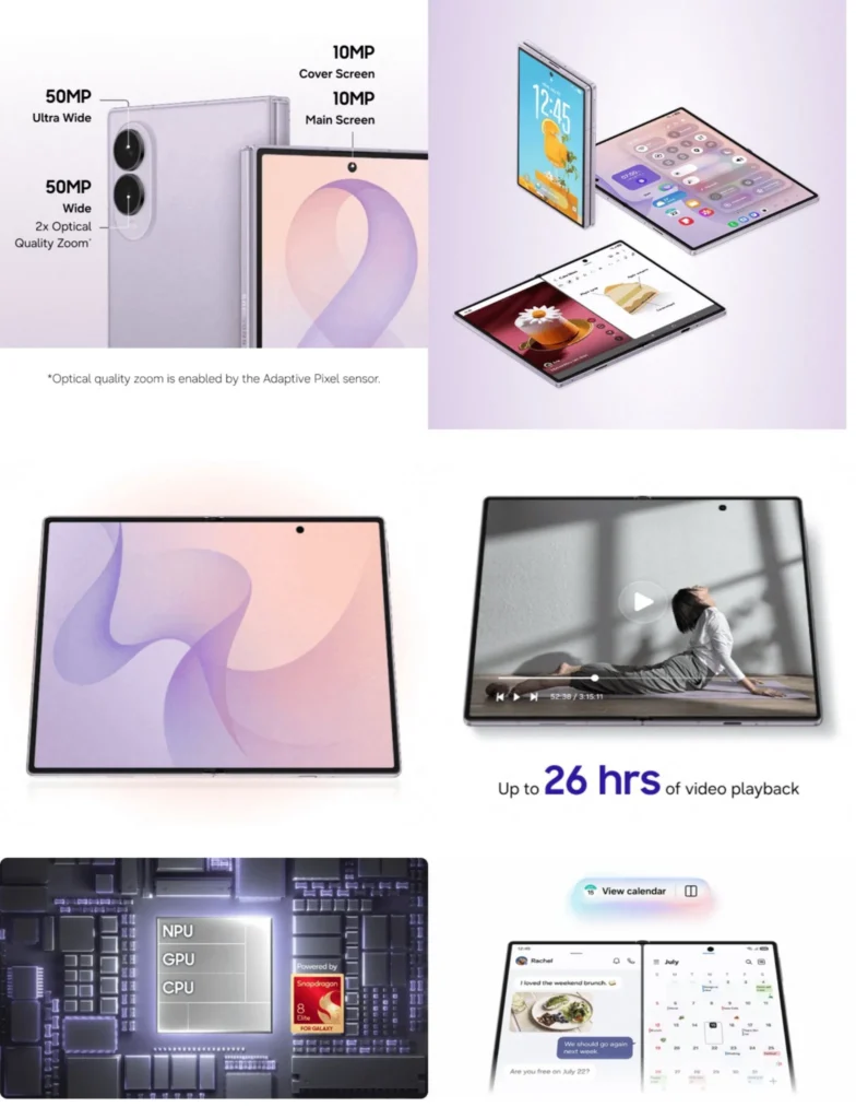 Samsung rompe su mayor maldición: Filtradas las brutales baterías de los Galaxy Z Fold8 y Z Fold8 Ultra 1 Galaxy Z Fold8 baterias