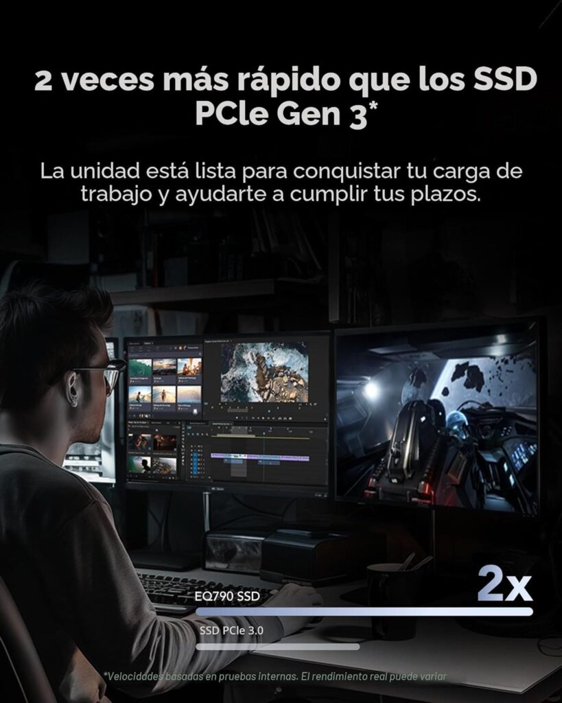Lexar EQ790 1TB SSD M.2 2280 PCIe 1