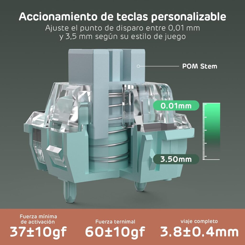¡Ofertaca en Amazon! El teclado magnético RK C68 con efecto Hall y Rapid Trigger se desploma a 47 euros 1 RK ROYAL KLUDGE C68 Amazon 1