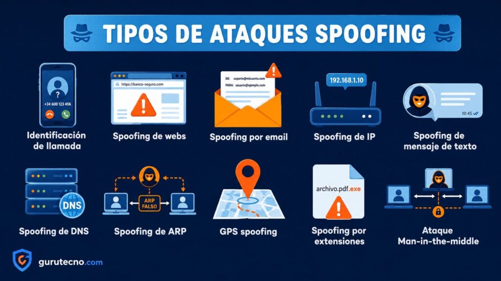 spoofing tipos de ataque