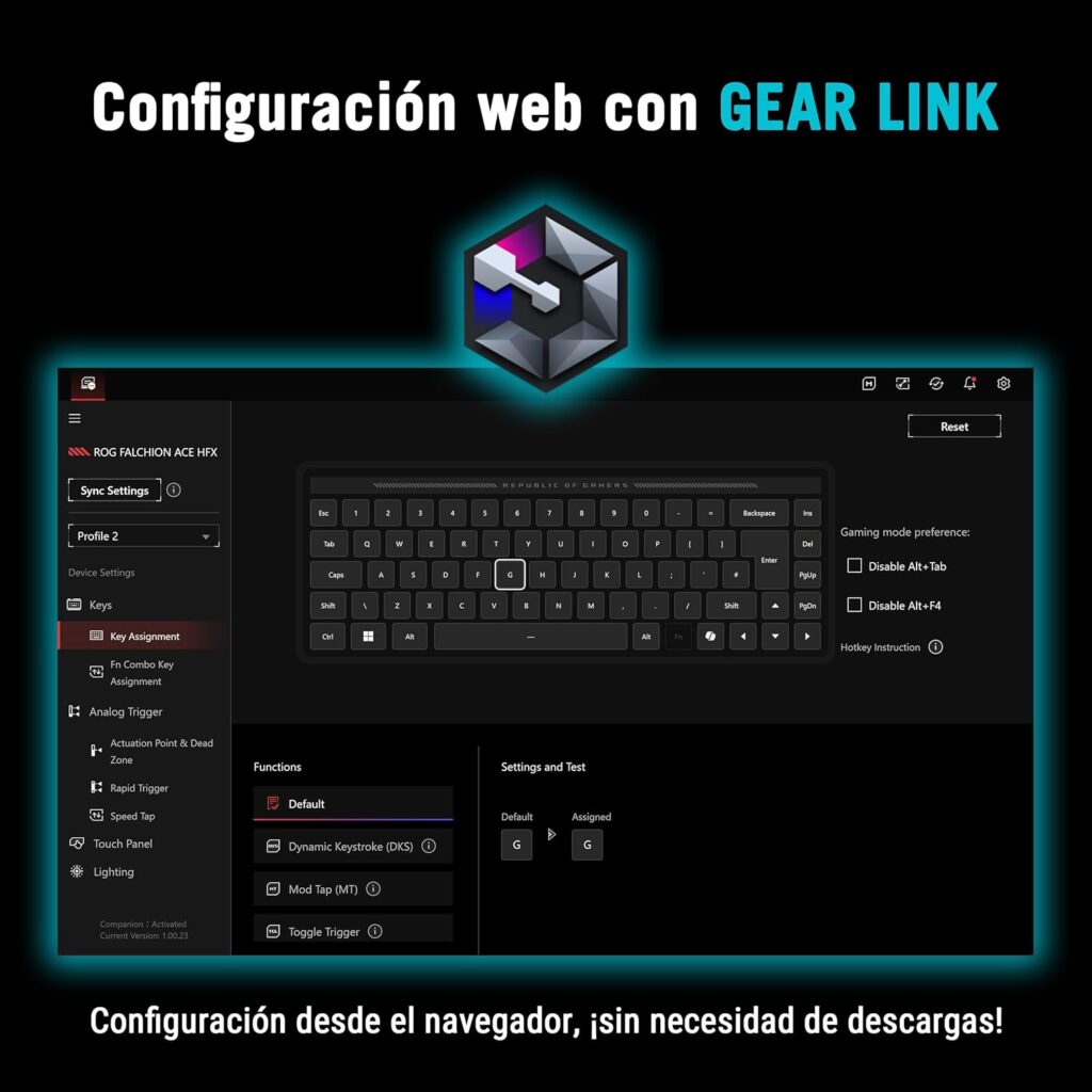 ASUS ROG Falchion Ace HFX oferta 1