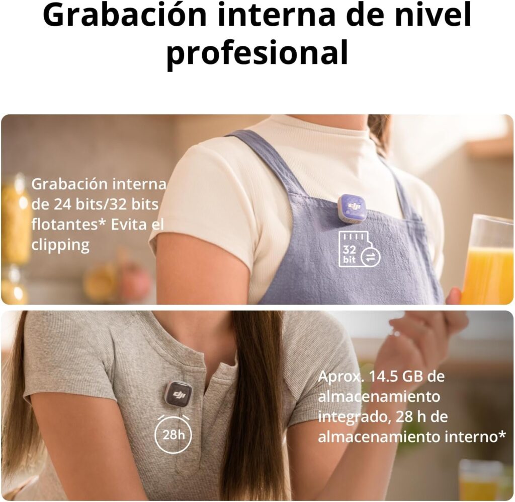 DJI Mic Mini 2S: El salvavidas definitivo para creadores con 28 horas de grabación interna y audio a 32 bits float 1 DJI Mic Mini 2S profesional 1