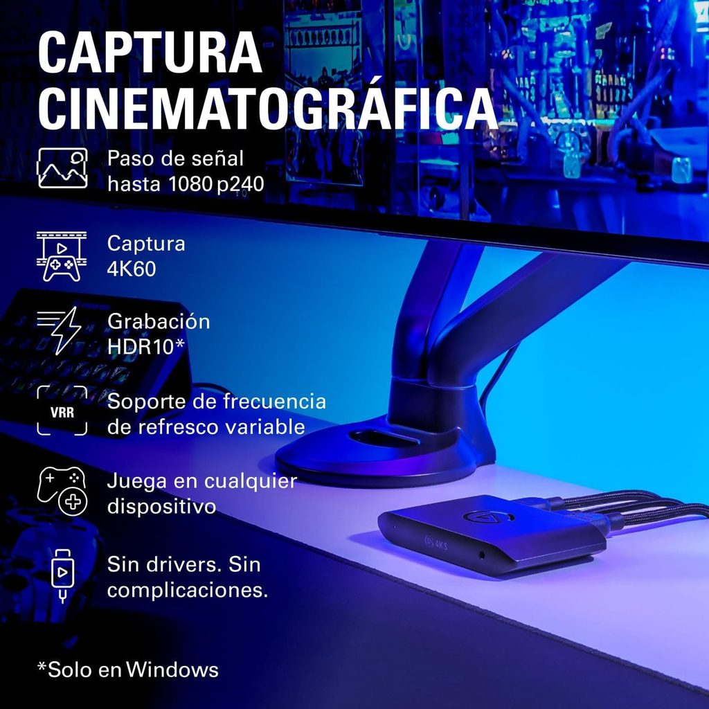 Elgato 4K S captura externa
