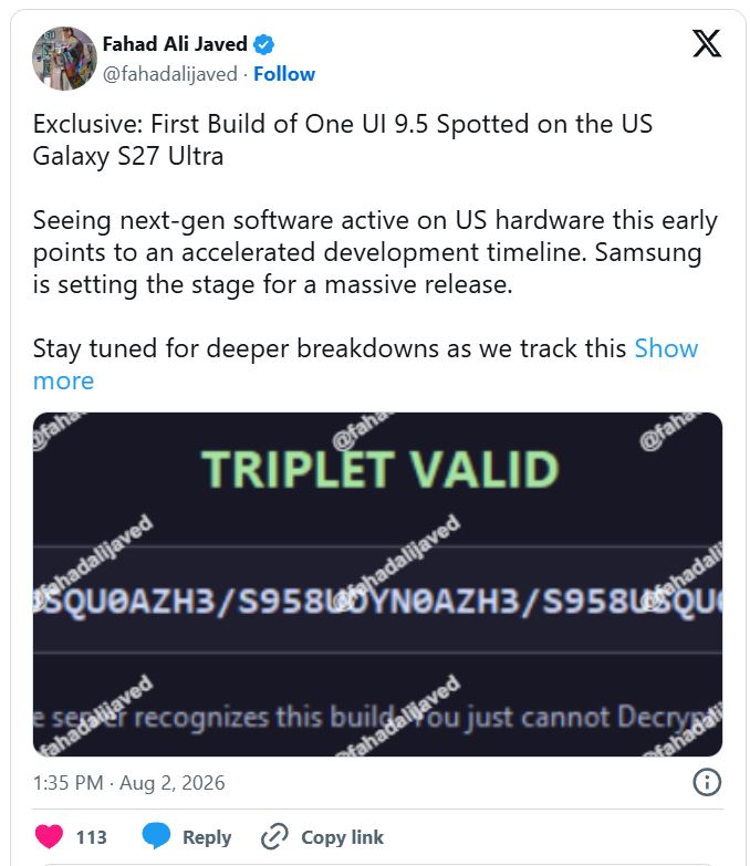One UI 9.5 1