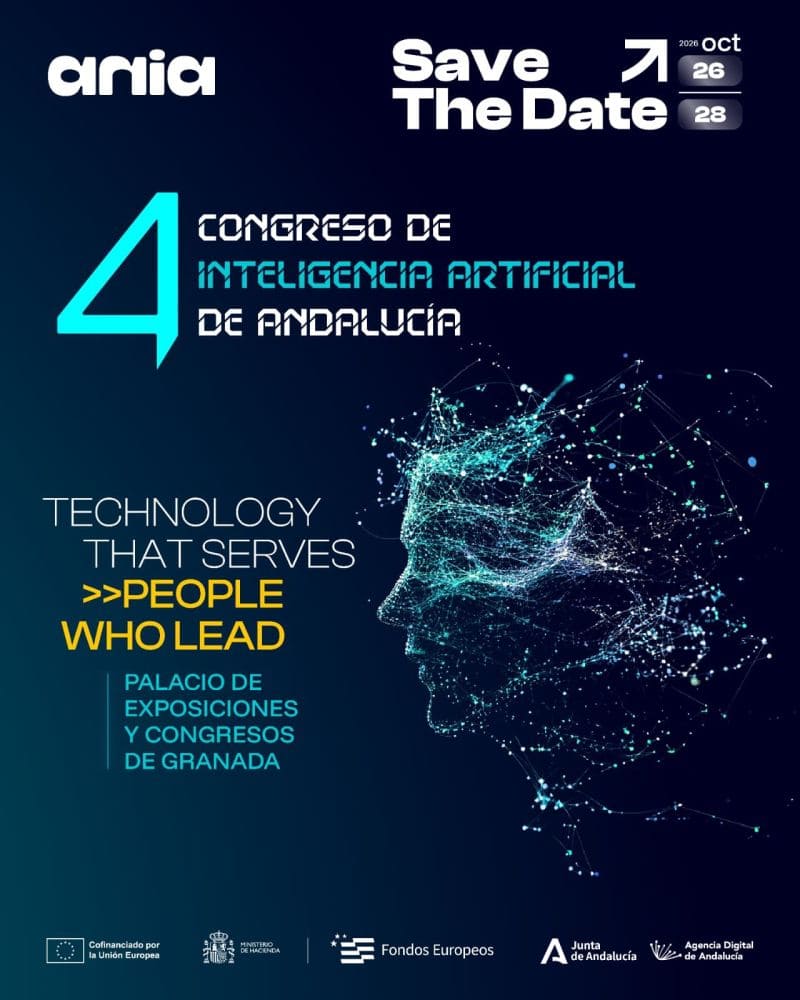 Granada se consolida como capital de la IA: Acogerá el IV Congreso de Andalucía (#AndalucIA26) del 26 al 28 de octubre 1 AndalucIA26