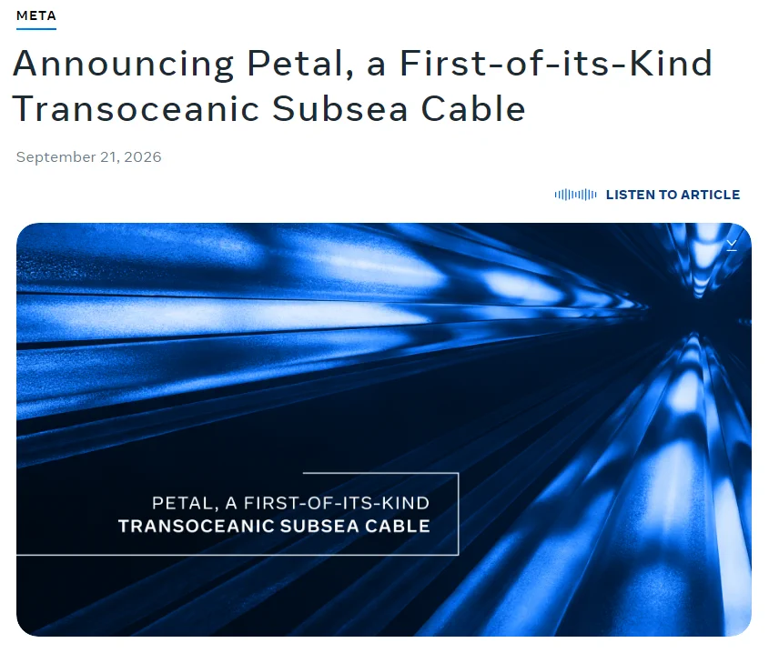 Petal cable subnmarino