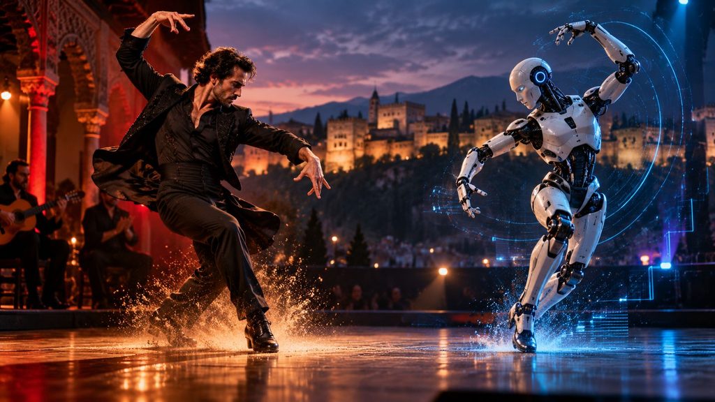 «Los robots no saben taconear»: Agustín Barajas desafía a la inteligencia artificial en Granada 1 Los robots no saben taconear