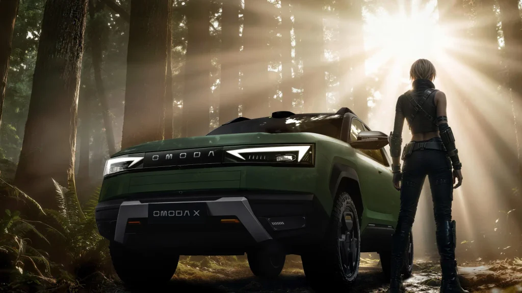 Omoda X: La estética 'Mecha' y la cámara térmica de visión nocturna asaltan el mercado de los SUV 3 OMODA X 2026 2