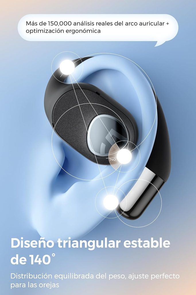 SoundPEATS GoFree 2s diseno triangular