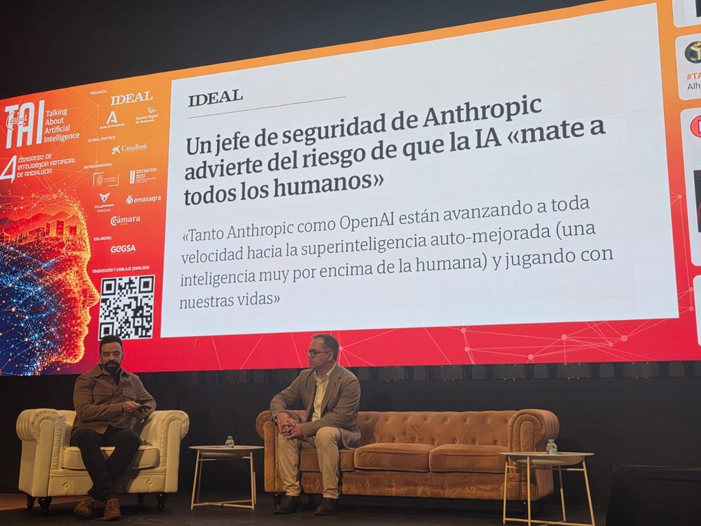 ¿Puede matarte un algoritmo? «Hoy por hoy no, pero esperemos que nunca»: el aviso de Sergio Damas en #TAIGranada2031 1 puede matar un algoritmo 2